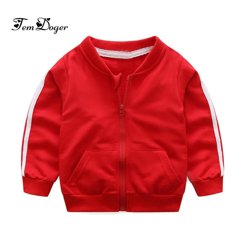 2024 Autumn Fashion baby girl clothes cotton long sleeve solid zipper jacket+pants 2pcs babes tracksuit baby boy clothing set